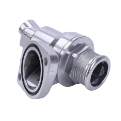 Корпус термостата под 1 датчик с термостатом Ford Transit 2.5 TD 1988-2000